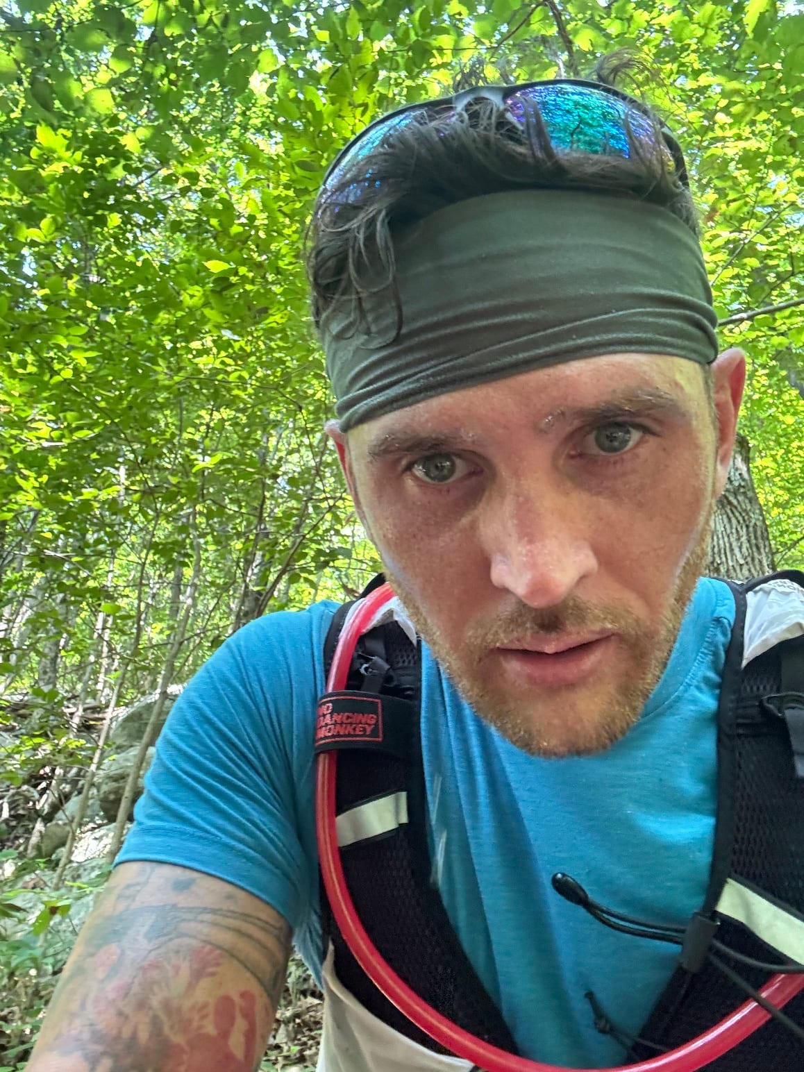 Cody on a trail run