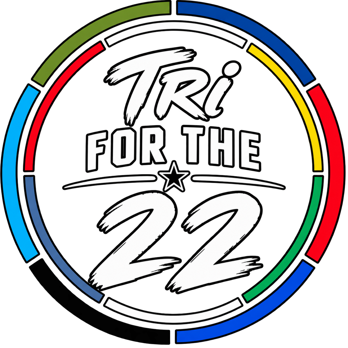 Tri For The 22 campaign logo mark